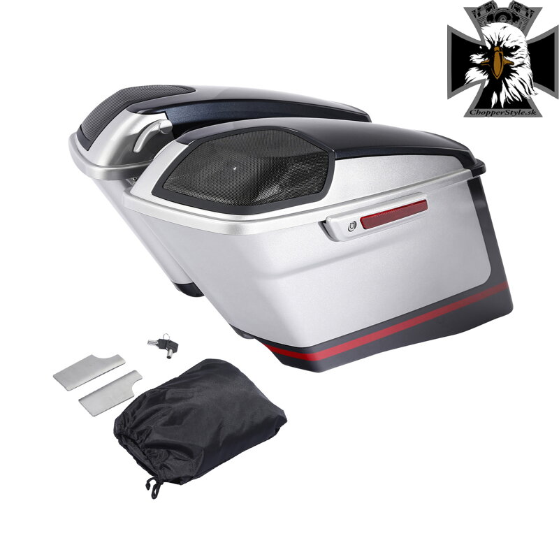 Pevné bočné kufre pre Harley Davidson Touring 2014–2023 - Street Glide, Road Glide, Electra Glide, Road King Pevné bočné kufre pre Harley Davidson Touring 2014–2023 - Street Glide, Road Glide, Electra Glide, Road King