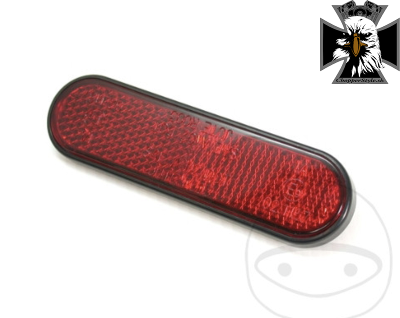 Nalepovacia červená odrazka pre motocykle Nalepovacia červená odrazka pre motocykle