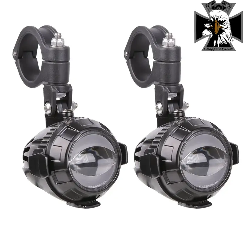 Univerzálne LED prídavné svetlá s "E" na motocykel Univerzálne LED prídavné svetlá s "E" na motocykel