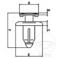 Vyťahovací nit Tourmax balenie obsahuje 10 kusov pre Kawasaki Vulcan VN1500 1999-2005