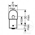 Žiarovka 12V5W BA15S OSR 2 BLI JMP 1590128 pre Honda VT750 C2 RC44  Aero 1997-2002