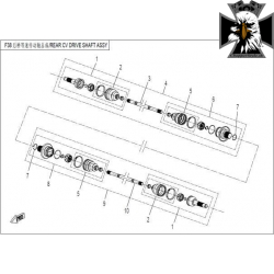 08. Vnútorný kĺb zadný ľavý cfmoto X5 500 800 9060-280130-1000