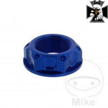 Matka krku riadenia M22X1.00 mm Alu modrý  pre Suzuki VS800 Intruder 1992-2000