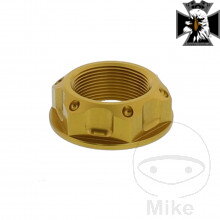 Matka krku riadenia M22X1.00 mm Alu zlatý  pre Suzuki VS800 Intruder 1992-2000