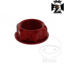 Matka krku riadenia M24X1.00 mm Alu červený  pre Honda Shadow VT1100C SC18-23 1987-1996