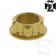 Matka krku riadenia M24X1.00 mm Alu zlatý pre Honda Shadow VT1100 C2 ACE SC32 1995-2000