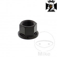 Matka reťazového kolieska M12X1.25 mm nerez V4A čierny pre Honda VT750 C2 RC44 / Aero 1997-2002