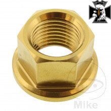 Matka reťazového kolieska M12X1.25 mm nerez V4A zlatý pre Honda VF750C Magna RC43 1993-2000