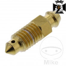 Odvzdušňovacia skrutka M8X1.25 mm nerez V4A zlatý pre Honda VTX 1800 2001-2006