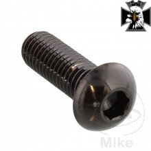 Skrutka brzdového kotúča JMP Bolt M8X1.25 mm 25 mm nerez V4A čierna farba pre Yamaha XVS 1300 Midnight Star 2007-2016