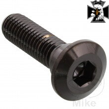 Skrutka brzdového kotúča JMP Bolt M8X1.25 mm 30 mm nerez V4A čierna farba pre Kawasaki Vulcan VN1500 1999-2005