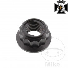 Viazacia matka M10 x 1.25 mm Titan čierny pre Honda Shadow VT600 1988-2000