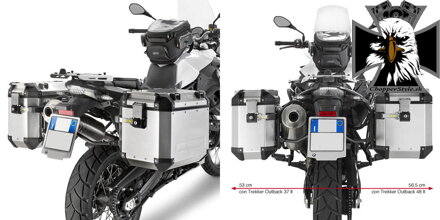 GIVI BOČNÉ NOSIČE BMW F 650 GS/F 800 GS (08-17)/F 700 GS (13-17) PL5103CAM