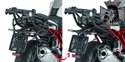 GIVI BOČNÉ NOSIČE BMW R 1200 R/RS/1250 R/RS PLXR5117