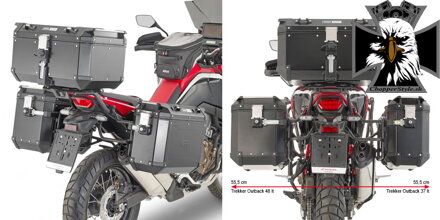 GIVI BOČNÉ NOSIČE KUFROV HONDA CRF1100L AFRICA TWIN (20) PLO1179CAM