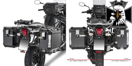 GIVI BOČNÉ NOSIČE KUFROV TRIUMPH TIGER PL6408CAM