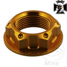 Matka krku riadenia M24X1.50 mm Alu zlatý pre Suzuki Intruder VL800 2001-2009