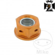 Matka reťazového kolieska M10 x 1.25 mm Alu Racing oranžový pre Honda Shadow VT600 1988-2000