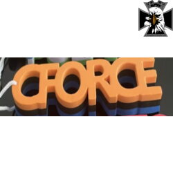 Nepotopiteľná penová kľúčenka Cfmoto cforce 