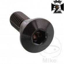 Skrutka brzdového kotúča JMP Bolt M8X1.25 mm 22 mm nerez V4A čierna farba  pre Suzuki Intruder VLR C1800R 2008-2013 