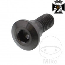 Skrutka brzdového kotúča JMP Bolt M8X1.25 mm 22 mm Titan čierna farba pre Suzuki Intruder M1500 2009-2011