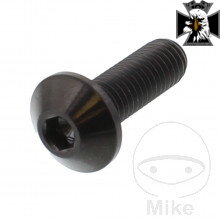 Skrutka brzdového kotúča JMP Bolt M8X1.25 mm 25 mm Titan čierna farba XVZ 1300 Royal Star