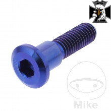 Skrutka brzdového kotúča JMP Bolt M8X1.25 mm 33 mm Titan modrý pre Suzuki VZ800 Marauder 1997-2003 