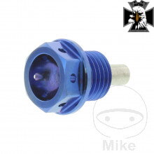 Skrutka výpusť oleja MAG JMP BO M14X1.50 mm 12 mm Titan blau  pre Honda Shadow VT1100C SC18-23 1987-1996