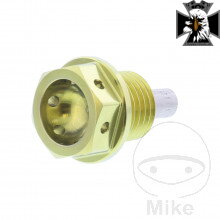 Skrutka výpusť oleja MAG JMP BO M14X1.50 mm 12 mm Titan gold  pre Honda Shadow VT1100C SC18-23 1987-1996