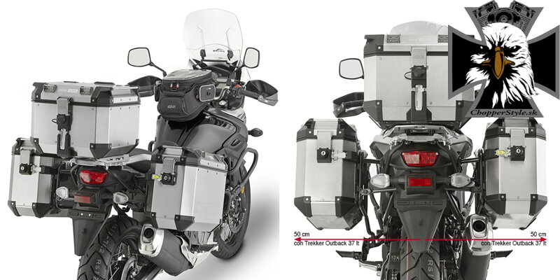 GIVI BOČNÉ NOSIČE TREKKER OUTBACK SUZUKI DL 650 V-STROM (17-22) PL3112CAM