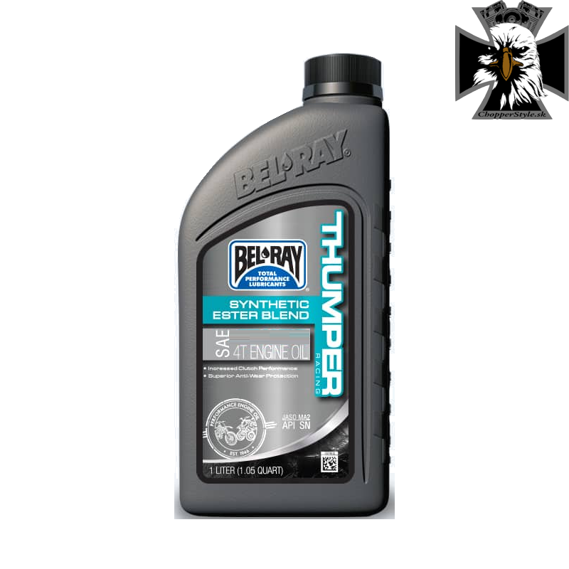 Motorový olej Bel-Ray THUMPER RACING SYNTHETIC ESTER BLEND 4T 10W-40 1 l